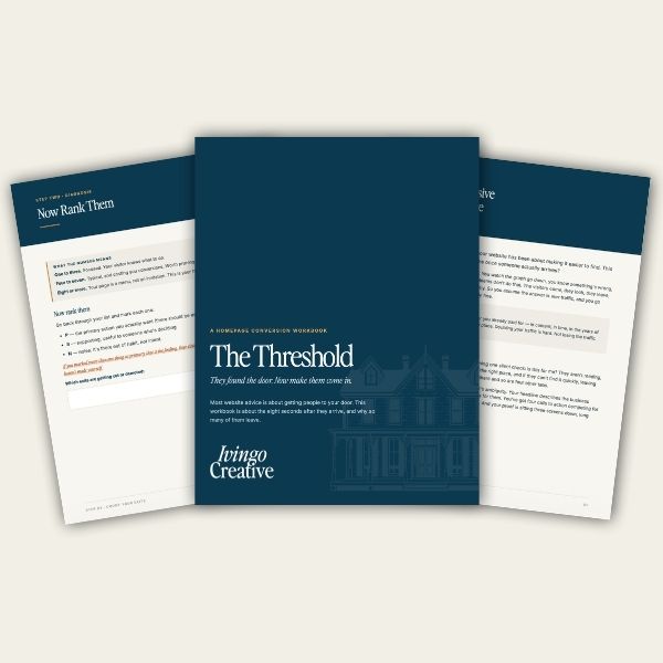 The Threshold: A Homepage Conversion Workbook